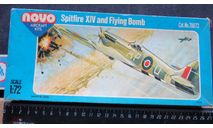 Истребитель Spitfire 14 and Flying Bomb F194 Novo 1/72 СССР Коробка повреждена. возможен обмен, редкая масштабная модель, scale72