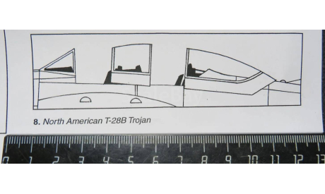 Фонарь North AmericanT-28B Troyan (for Monogram kit) Falcon 1/48, запчасти для масштабных моделей, scale48