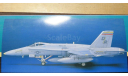 Ударный истребитель F-18A Hornet USMC Hasegawa 1/48 Как некомплект – начата сборка. Присутствует набор от Verlinden – смола + фототрав возможен обмен, сборные модели авиации, McDonnell, scale48