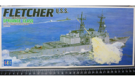 Эсминец U.S.S Destroyer Fletcher Spruance Class Full Hull LEE 1/700 возможен обмен, масштабная модель, scale0