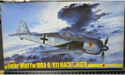 Ночной Истребитель Focke-Wulf FW 190A-8/R11 Nachtjager Trimaster 1/48 Как некомплект - пятна на декали. возможен обмен