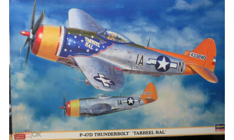 Тяжёлый истребитель P-47D Thunderbolt Tarheel Hal Hasegawa 1/32 возможен обмен, масштабные модели авиации, scale32