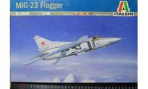 Истребитель - бомбардировщик MiG-23 Flogger  Italeri/ESCI 2649 1/48 возможен обмен, сборные модели авиации, МиГ, scale48