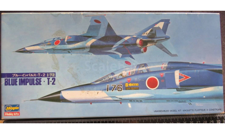 Учебно – тренировочный Mitsubishi T-2 Blue Impulse Hasegawa 1/72 возможен обмен, масштабные модели авиации, scale72