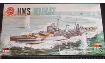 Легкий крейсер H.M.S. Belfast Airfix 1/600, масштабная модель, scale0