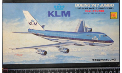 Авиалайнер  Boeing 747 Jumbo KLM Otaki 1/350 Пакет с деталями не открывался.
