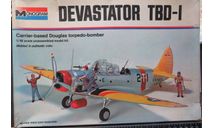 Палубный торпедоносец Douglas TBD - 1 Devastator Monogram 7575 1/48 Мелкий некомплект - нет рычага сброса., масштабные модели авиации, scale48