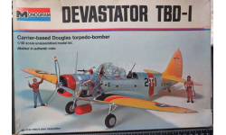 Палубный торпедоносец Douglas TBD - 1 Devastator Monogram 1/48 Мелкий некомплект - нет рычага сброса.