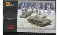 Средний танк T-34/76 Soviet Battle Tank Pegasus Hobbies 1/72 2 модели Декалями не комплектуется возможен обмен