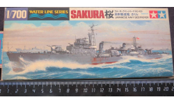 Эсминец Japanese Navy Destroyer Sakura Tamiya 1/700 Пакет с деталями не открывался. Возможен обмен