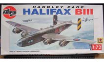Бомбардировщик Handley Page Halifax B Mk.III Airfix 1/72, сборные модели авиации, scale72