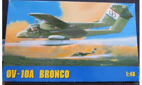 Штурмовик OV-10A Bronco Chematic (Hawk/Testors) 1/48 Пакет с деталями не открывался. Возможен обмен, масштабные модели авиации, scale48