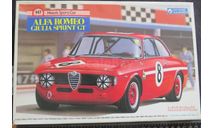 Спортивная Alfa Romeo Giulia Sprint GT Gunze Sangyo 1/24 Пакеты с деталями не открывались.  возможен обмен, масштабная модель, scale24