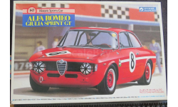 Спортивная Alfa Romeo Giulia Sprint GT Gunze Sangyo 1/24 Пакеты с деталями не открывались.  возможен обмен