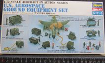 Набор для диорамы U.S. Aerospace Ground Equipment Set Hasegawa 1/72 Пакет с деталями не открывался., масштабные модели авиации, 1:72