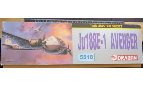Коробка Ju 188 E-1  Avenger Dragon  1/48 Только коробка!, масштабные модели авиации, scale48