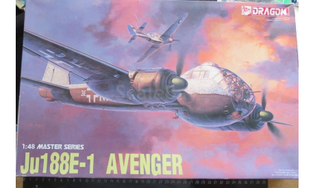 Коробка Ju 188 E-1  Avenger Dragon  1/48 Только коробка!, масштабные модели авиации, scale48