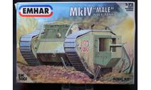 Танк WW1 Mk4 Male Heavy Battle Tank Emhar EM4001 1/35 Как Некомплект возможен обмен., сборные модели бронетехники, танков, бтт, scale35