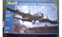 Тяжёлый бомбардировщик Avro Lancaster B. III ’DamBuster’ Revell 04295 1/72 2009г возможен обмен, масштабные модели авиации, Hasegawa, scale72