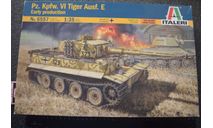 Тяжёлый танк Pz. Kpfw. VI Tiger Ausf. E Early production Italeri 6557 1/35 Пакеты с деталями не открывались.  возможен обмен, масштабные модели бронетехники, scale35