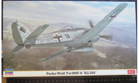Штурмовик Focke Wulf FW 190F-8 ‘KG200’ Hasegawa 07352 1/48 возможен обмен, масштабные модели авиации, scale48