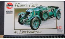 Гоночный 4 1/2 Litre Bentley 1930 Airfix 1/32 возможен обмен, масштабная модель, scale32