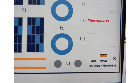 Декаль Soyouz/Progress + Инструкция Heller 79728 1/125 2000г 000, масштабные модели авиации, scale0