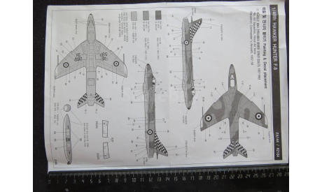 Декаль Hawker Hunter F.6 Academy 2164 1/48, масштабные модели авиации, scale48