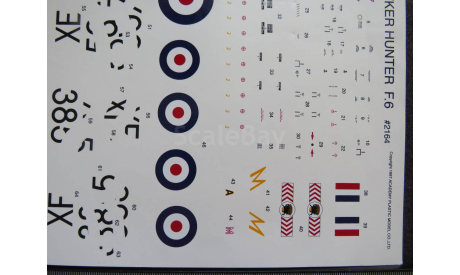 Декаль Hawker Hunter F.6 Academy 2164 1/48, масштабные модели авиации, scale48