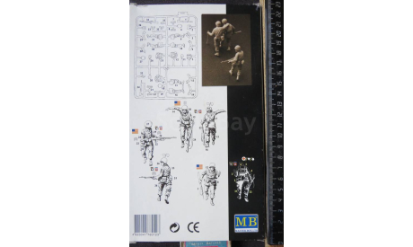 Миниатюра Американские десантники U.S. Paratroopers (1944) MasterBox MB3511 1/35  возможен обмен, фигурка, Master Box, scale35