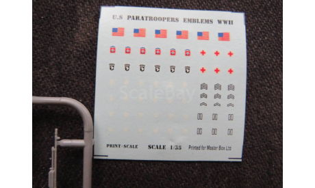 Миниатюра Американские десантники U.S. Paratroopers (1944) MasterBox MB3511 1/35  возможен обмен, фигурка, Master Box, scale35