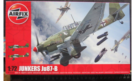 Пикирующий бомбардировщик Junkers Ju 87B Stuka Airfix 1/72,  возможен обмен., сборные модели авиации, scale72