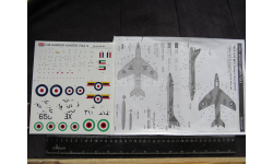 Декаль Hawker Hunter FGA.9 Academy 1/48