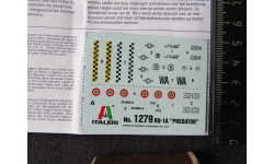 Декаль + Инструкция RQ-1A Prediator Italeri 1/72 000