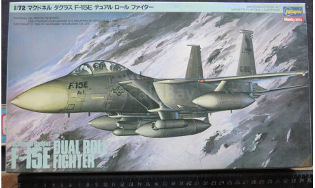 Истребитель McDonnell Douglas F-15E Dual Role Fighter Hasegawa K27 1/72 возможен обмен, масштабные модели авиации, scale72