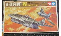 Истребители Messerschmitt Me 262A & Me 163B Tamiya 1/100 2 модели Коробка повреждена. Пакеты с деталями не открывались возможен обмен