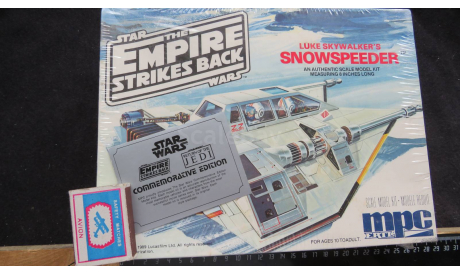 Luke Skywalker’s Snowspeeder Star Wars The Empire Strikes Back MPC 1/22 В плёнке. возможен обмен., сборные модели авиации, scale0