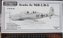 Учебный самолёт Arado Ar 96B-1 /B-5 Encore (Heller) 1/72, масштабные модели авиации, scale72