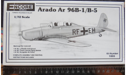 Учебный самолёт Arado Ar 96B-1 /B-5 Encore (Heller) 1/72