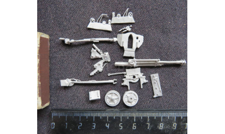 Немецкая  Легкая полевая гаубица 10,5cm leFH 18/40 MMS Models Металл 1/76 Без инструкции., масштабная модель, scale0