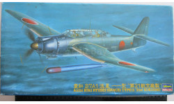Палубный бомбардировщик Aichi B7A1 Attack Ryusei (Grace) Type 11 21st Kokusho Hasegawa 09281 1/48 возможен обмен