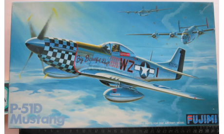Истребитель North American P-51D Mustang Fujimi 30003 1/48   возможен обмен, масштабные модели авиации, Hasegawa, scale48