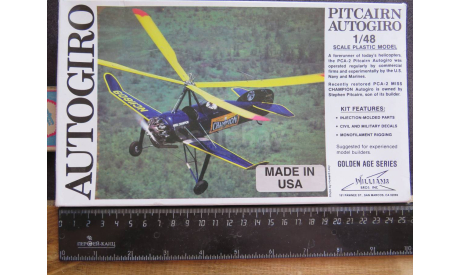 Автожир Pitcairn Autojiro Williams 48161 1/48  возможен обмен, масштабные модели авиации, scale48