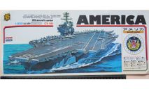 Авианосец Aircraft carrier Kitty Hawk-class USS America CV-66 Arii A131-1200 1/800  Полный корпус Как некомплект  возможен обмен., масштабная модель, scale0