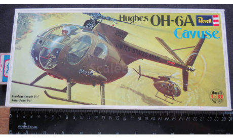 Вертолёт Hughes OH – 6A Cayuse Revell 1/32  возможен обмен, масштабные модели авиации, scale32