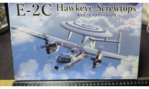 Самолёт ДРЛО E-2C Hawkeye Screwtops Fujimi 1/72 Пакет с деталями не открывался.  возможен обмен, масштабные модели авиации, scale72