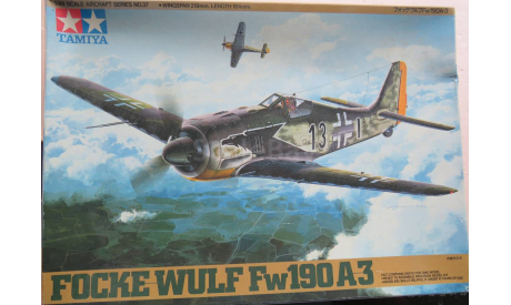 Истребитель – бомбардировщик Focke- Wulf FW 190 A-3 Tamiya 1/48 Как некомплект возможен обмен, масштабные модели авиации, scale48