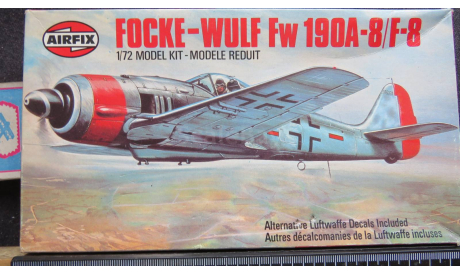 Истребитель Focke-Wulf Fw 190A-8/F-8 Airfix 1/72 возможен обмен, масштабные модели авиации, scale72