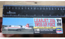 Многоцелевой Learjet 35A Swiss Air Force Hasegawa 1/48 возможен обмен, масштабные модели авиации, scale48