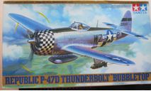 Тяжёлый истребитель Republic P-47D Thunderbolt “BubbleTop” Tamiya 61090 1/48 возможен обмен, сборные модели авиации, scale48
